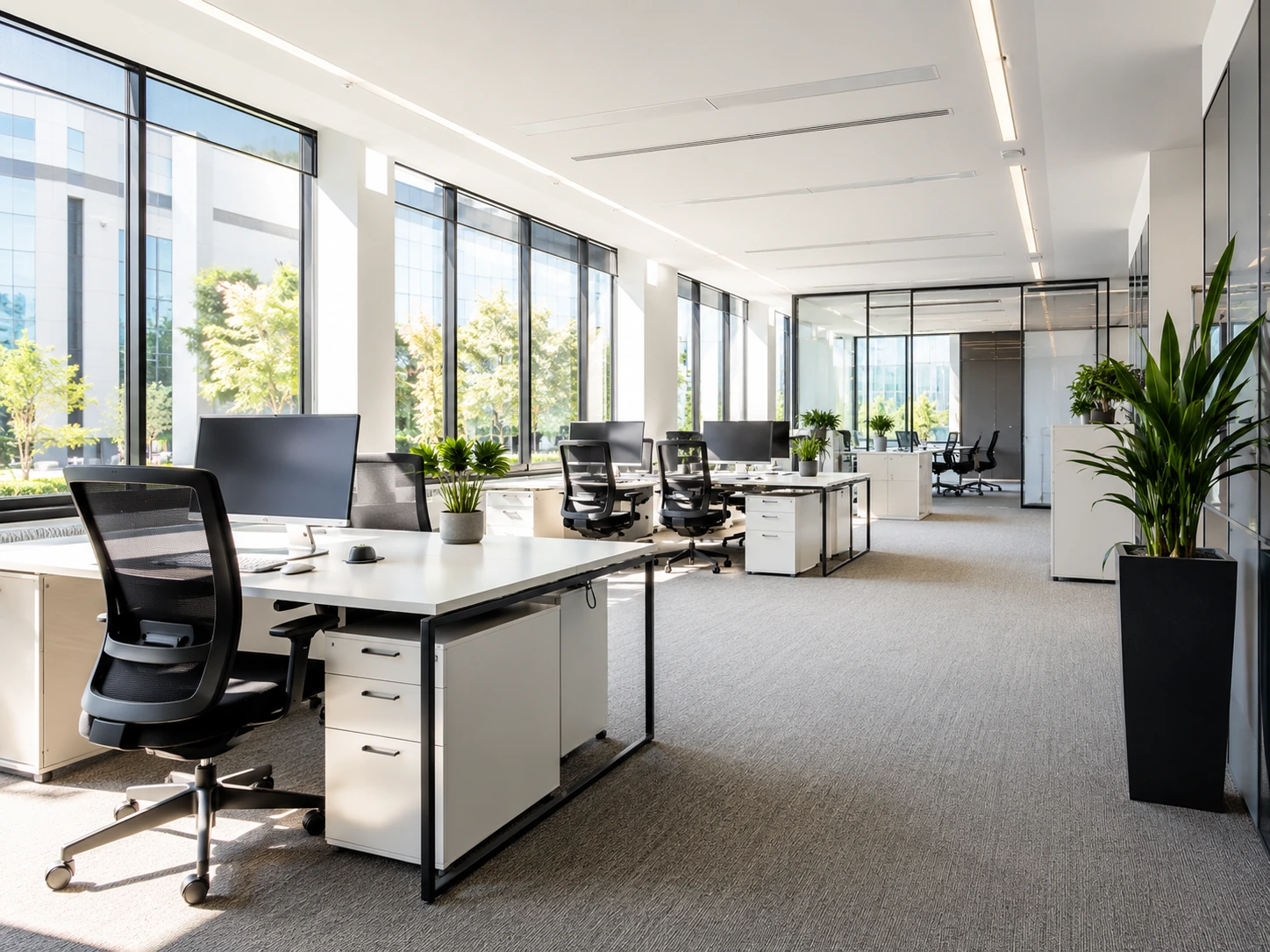 Bureau nettoyé